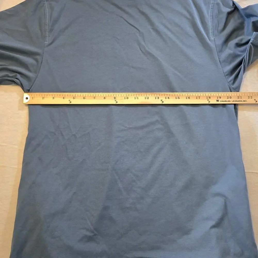 adidas Y-3 Short Sleeve w Pockets Premium T-Shirt Blue Size Small HY1245